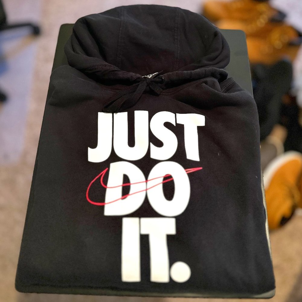 Nike Men's XL Fleece Just Do It Pullover Hoodie